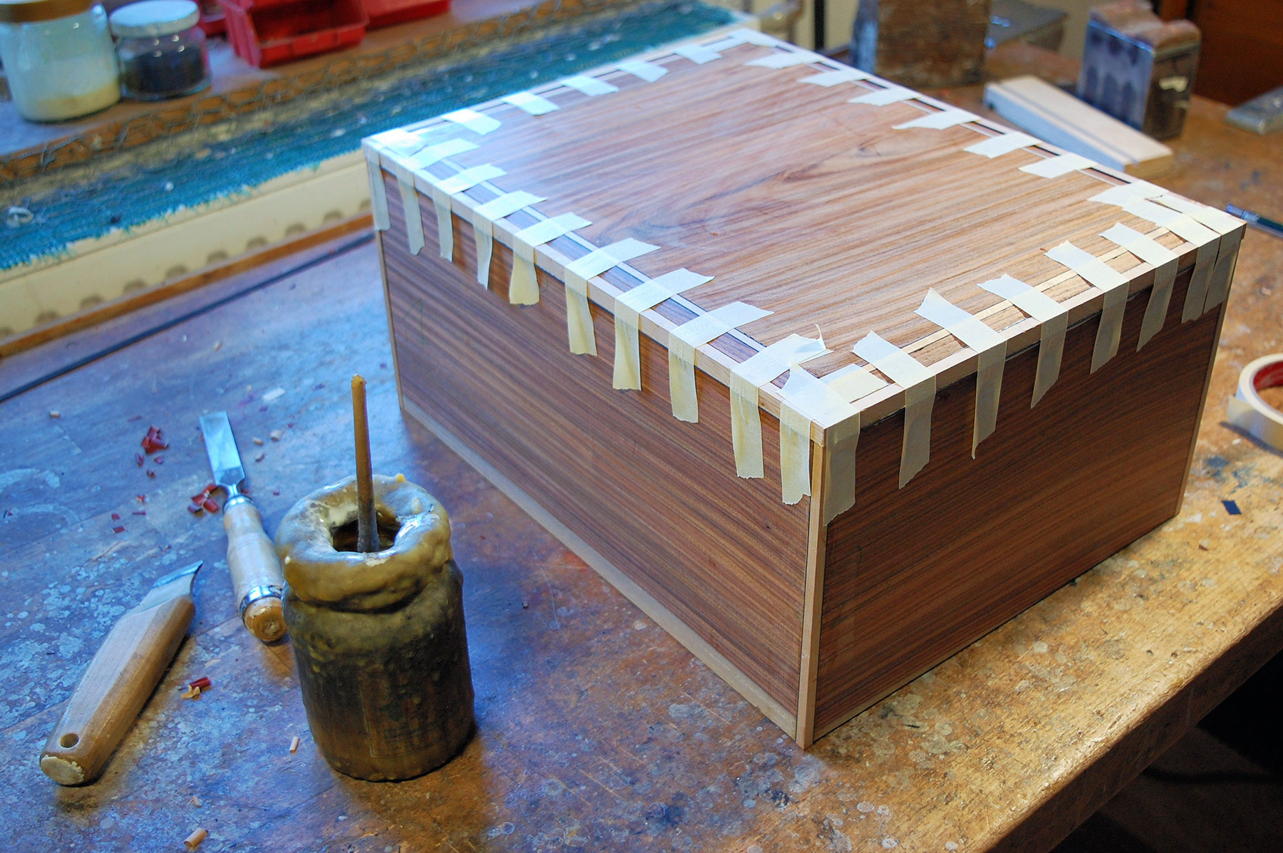 Zigarren Box handwerkliche Herstellung aus Massivholz bei Stefan Sonntag in Augsburg, Bayern